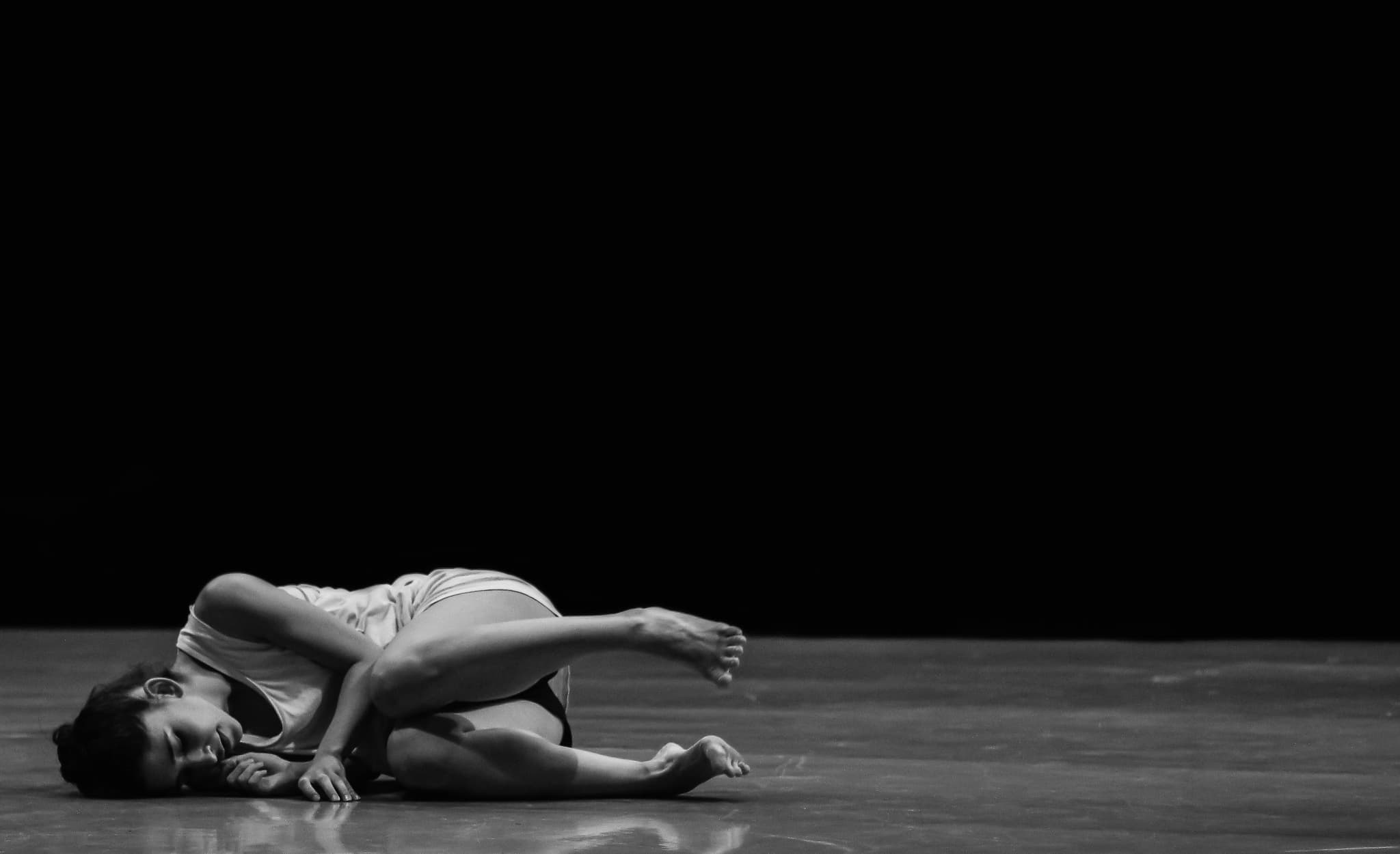 Motion blur of a spinning flamenco dress