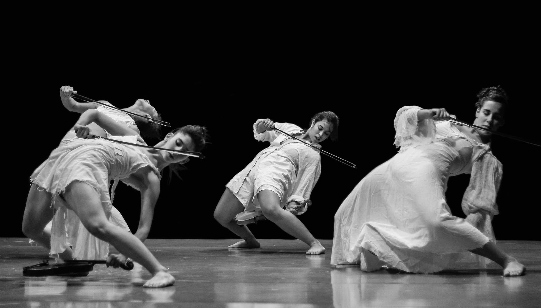 Motion blur of a spinning flamenco dress