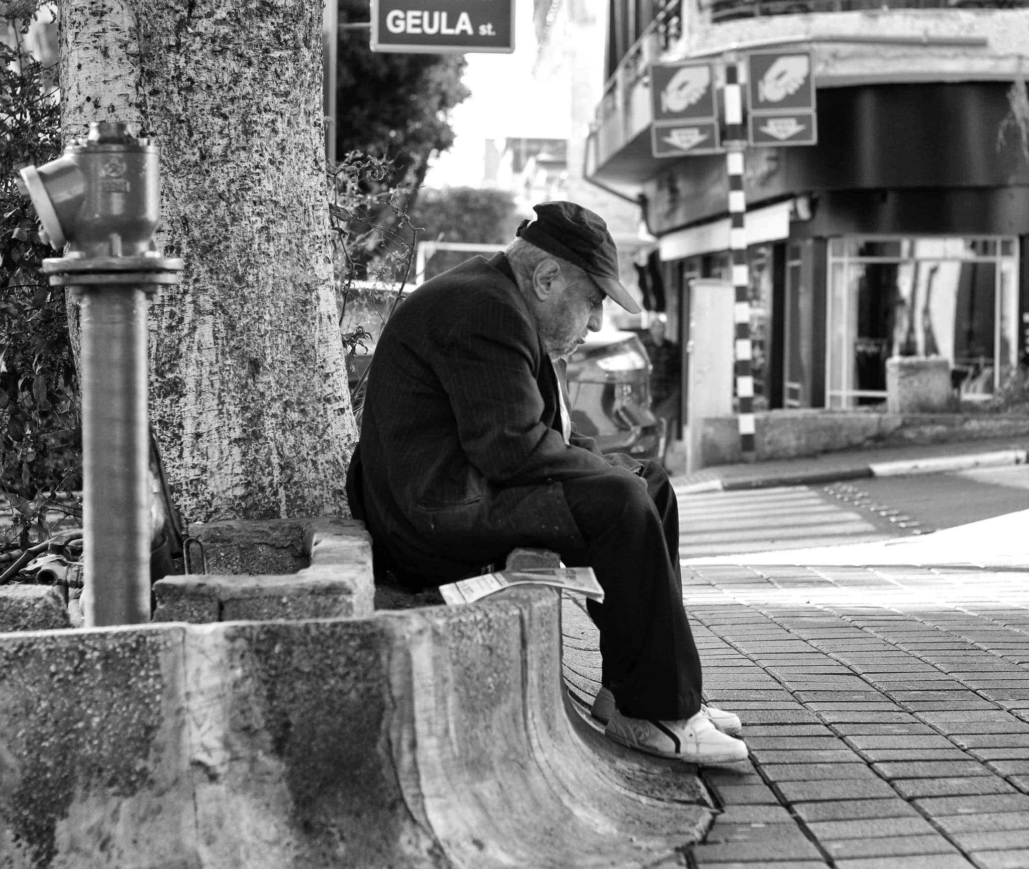 Mundane objects arranged in surreal composition