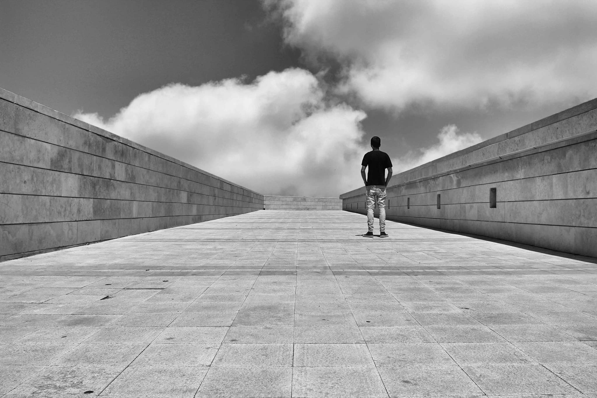 Reflection in a rain-soaked window