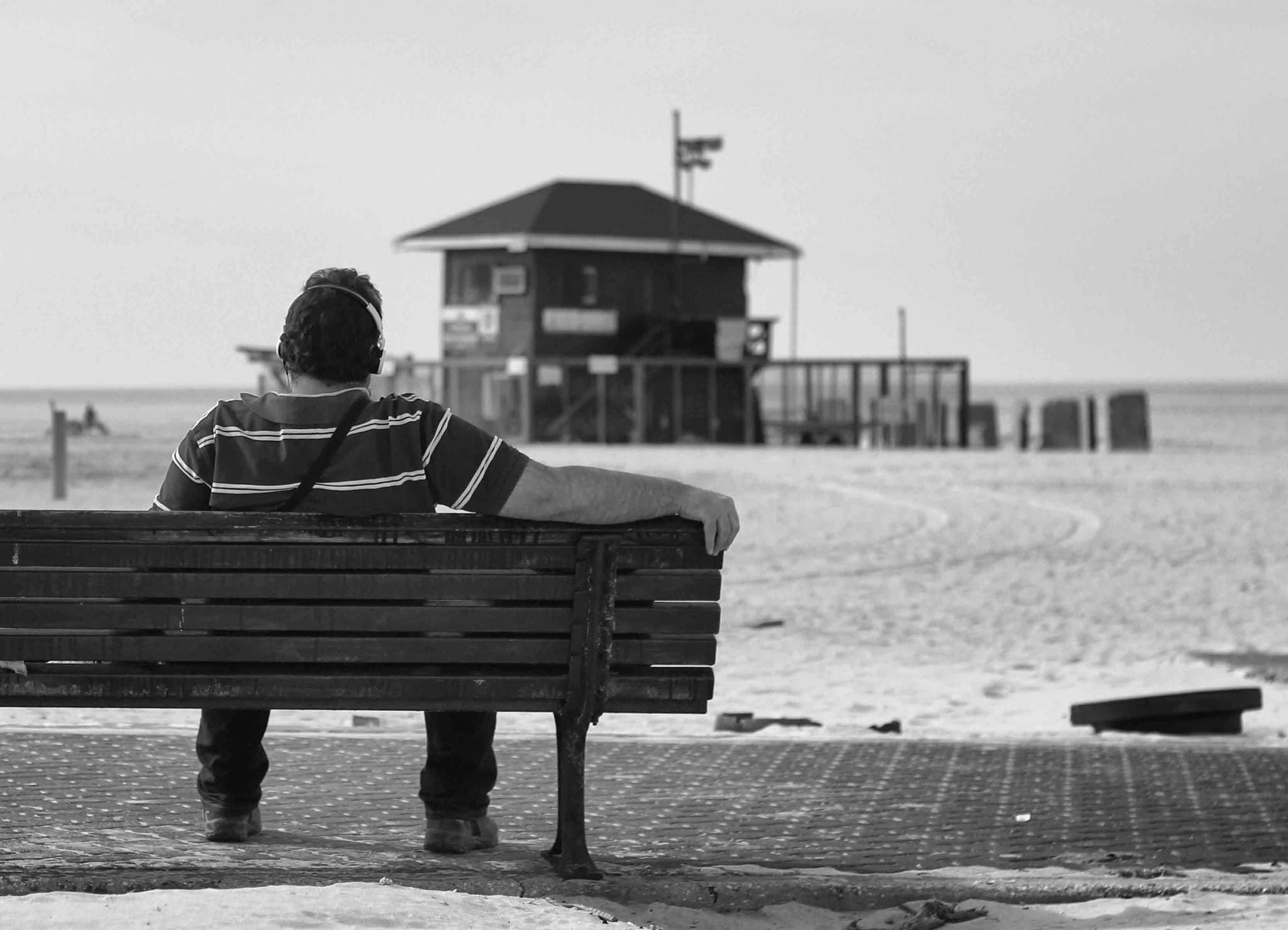 Tide pools at low tide