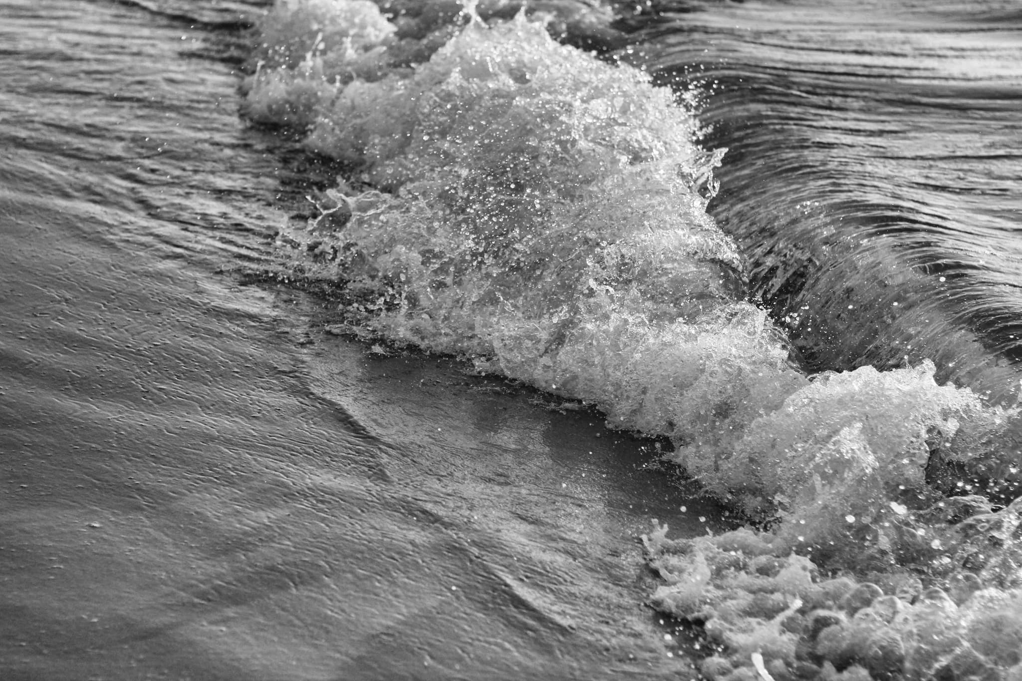 Moonlight reflecting on the sea