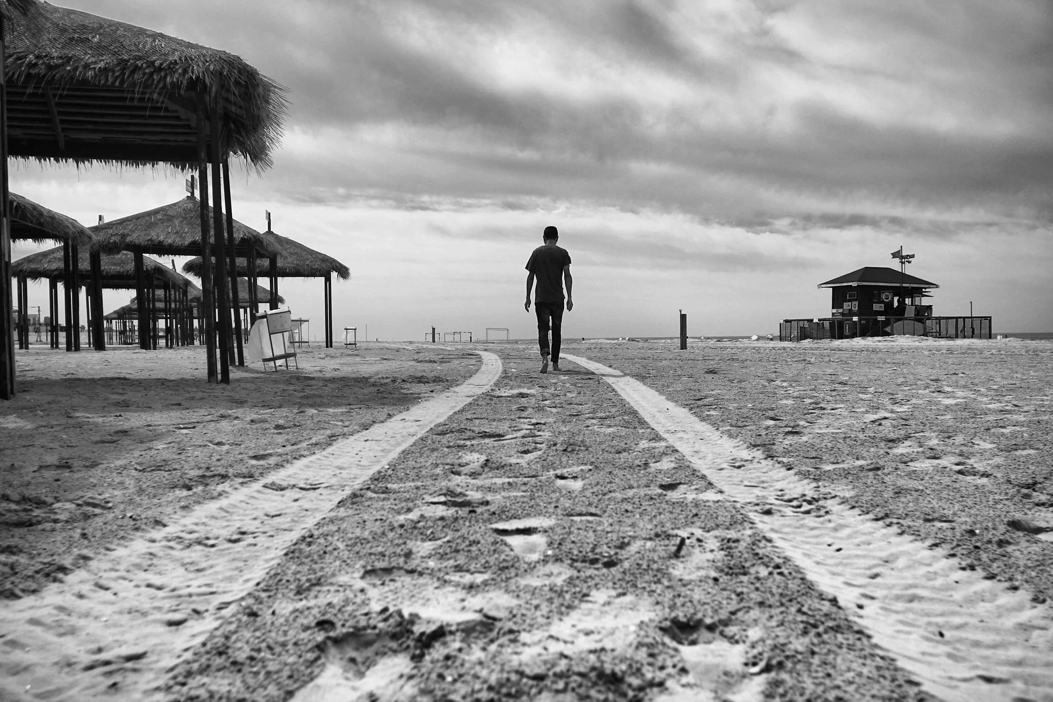 Quiet cove with clear water