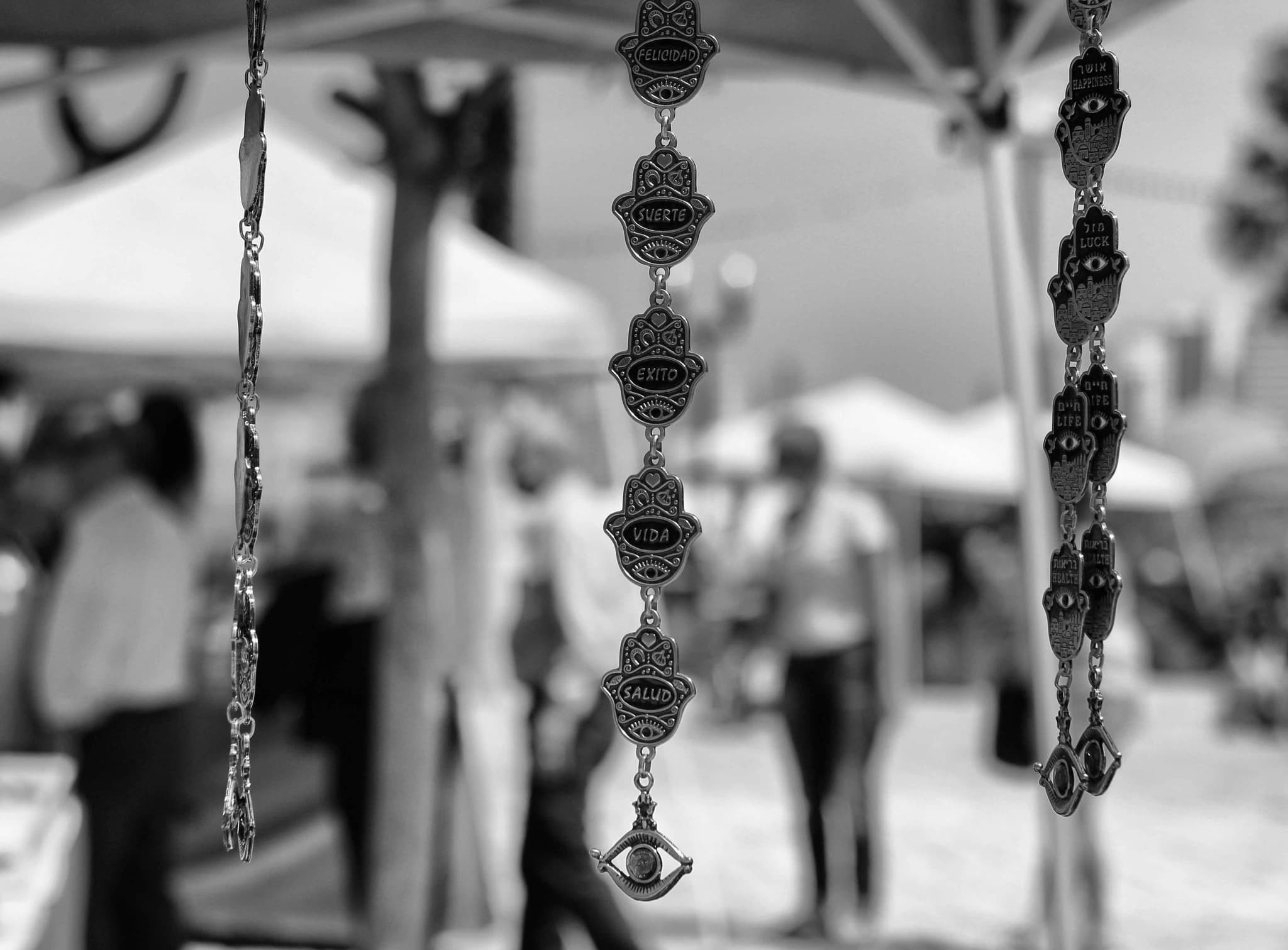 Pedestrians crossing a busy intersection