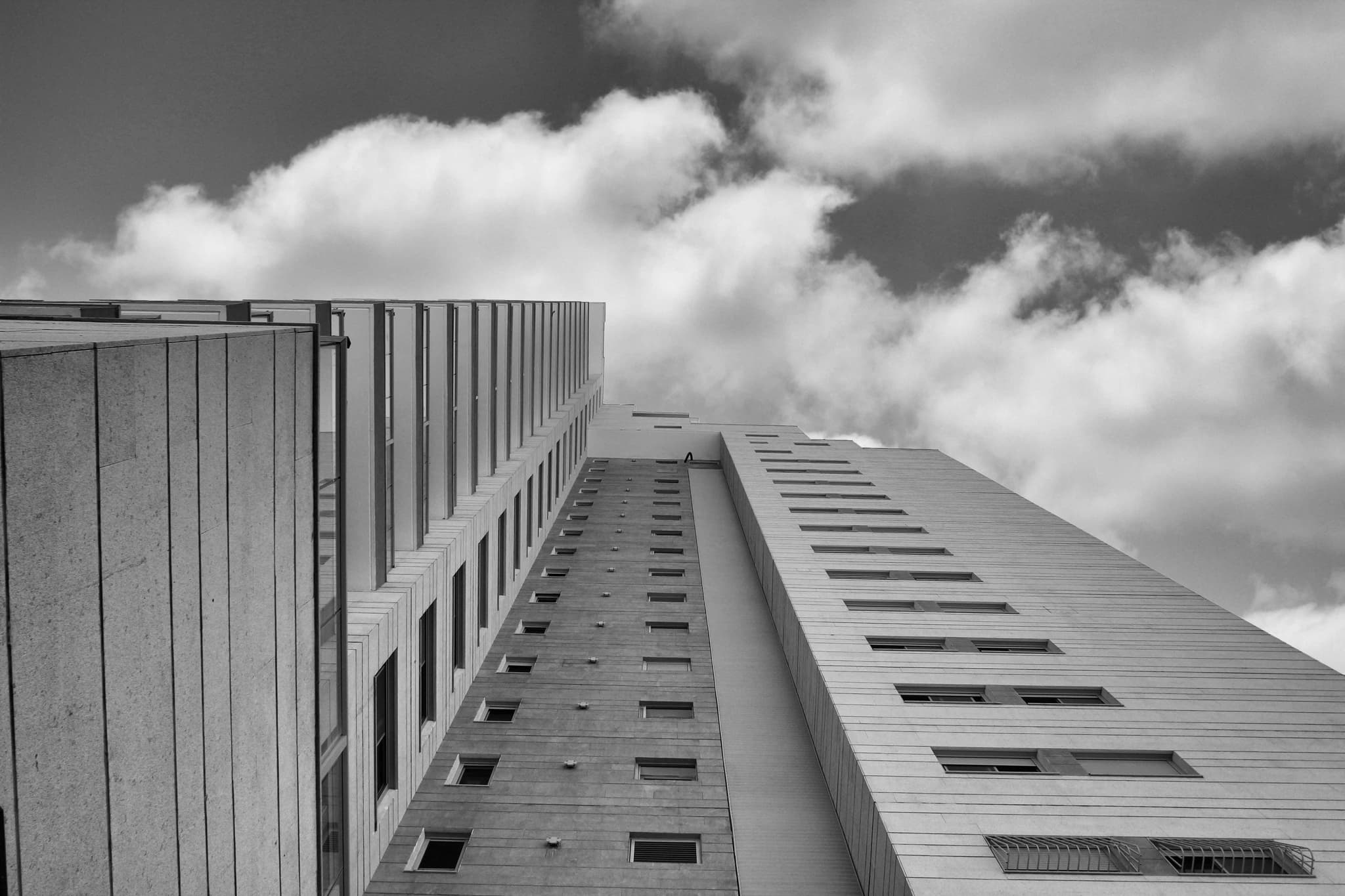 Pedestrians crossing a busy intersection